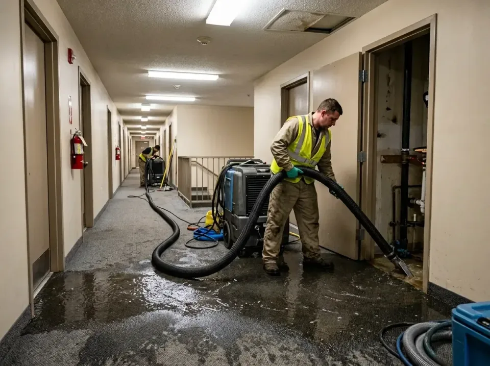 multi-unit-apartment-hallway-f-005 — frequently asked questions, Emergency Burst Pipe Water Extraction & Removal in Mooresvi…
